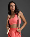 Form Strappy Low Impact Bra - Pink Glow/Pink Glow