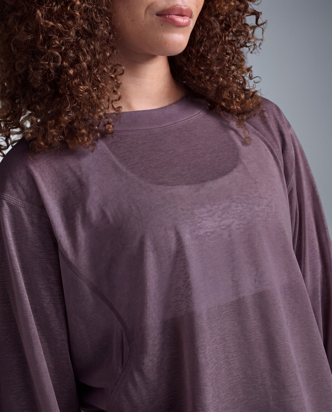 ReLight Long Sleeve, Currant/White