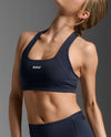 Form Racerback Medium Impact Bra - Midnight/White