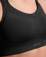 Light Speed High Impact Bra, Black/Silver Reflective