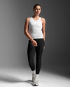 Fluid Modal Ribbed Tank - WHITE/WHITE