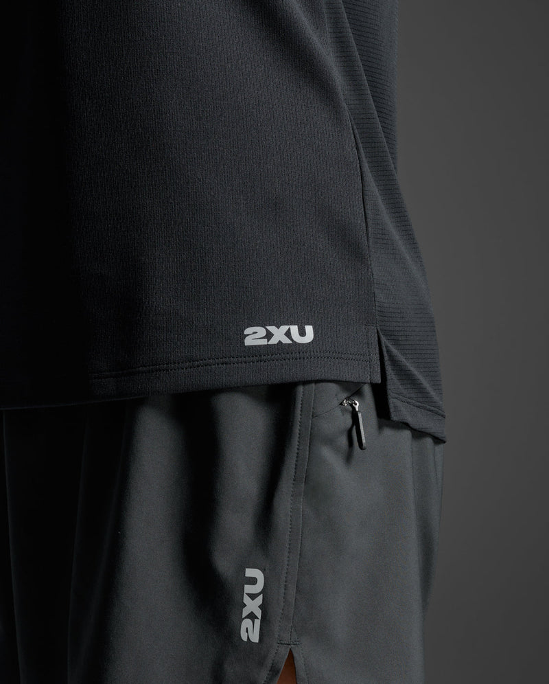 Aero Mesh Singlet, Black/Silver Reflective