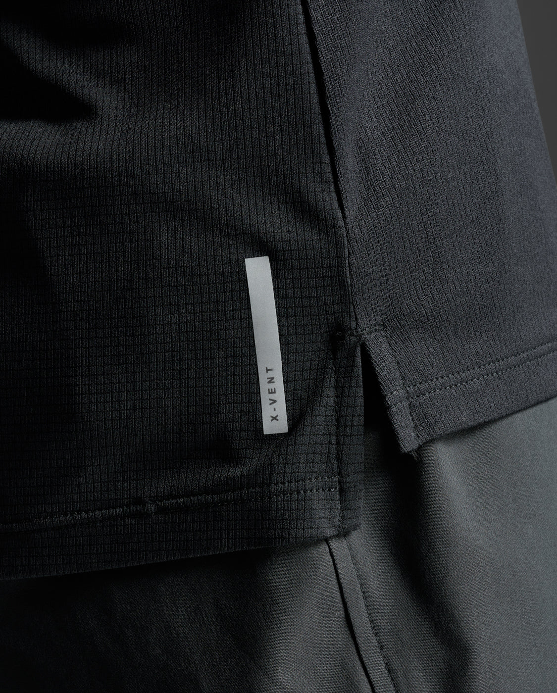 Aero Mesh Singlet, Black/Silver Reflective
