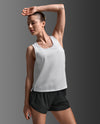 Aero Mesh Singlet - WHITE/SILVER REFLECTIVE