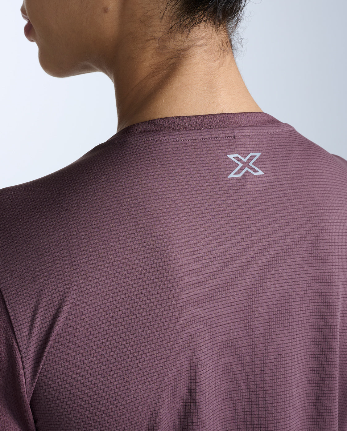 Aero Long Sleeve, Currant/Silver Reflective