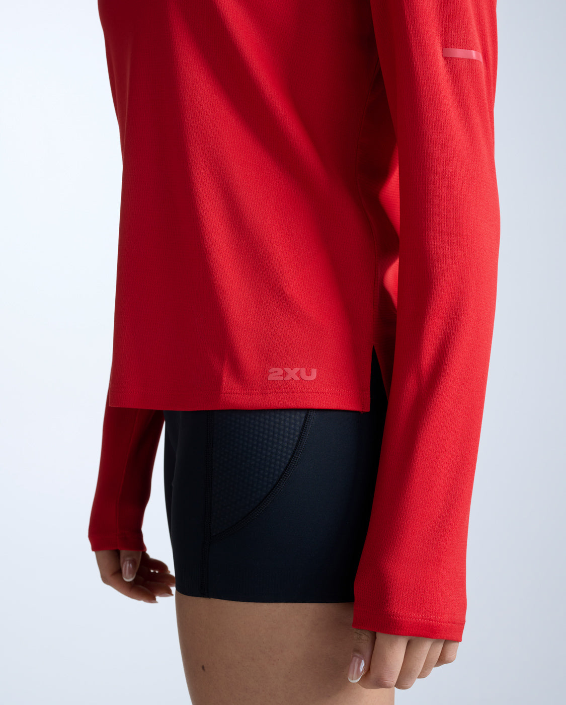 Aero Long Sleeve, Red Blaze/Red Blaze Reflective