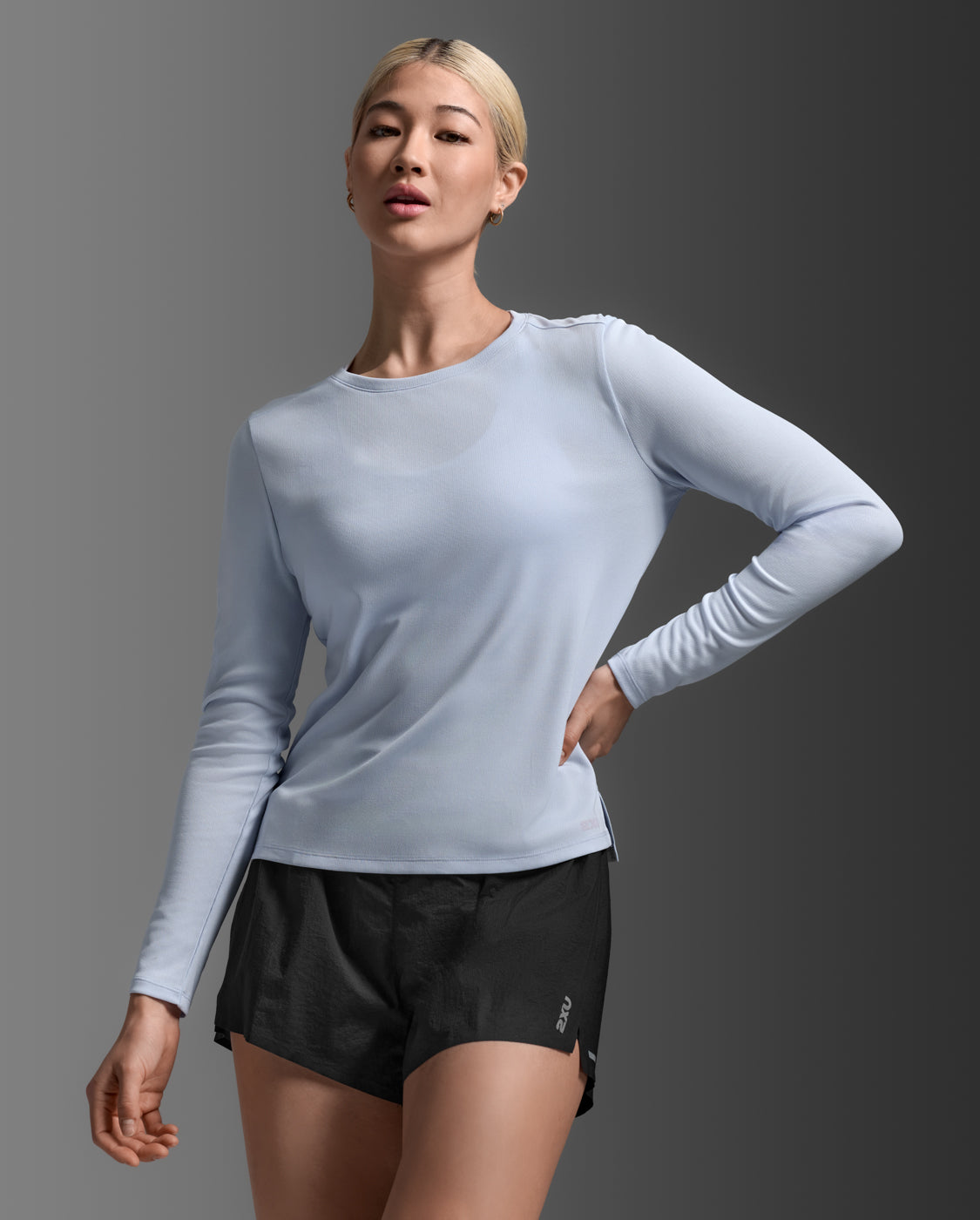 Aero Mesh Long Sleeve, Halogen/Halogen Reflective