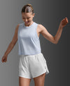 Aero Mesh Crop Tank - HALOGEN/HALOGEN REFLECTIVE