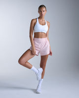 Aero Hi-Rise 4 Inch Shorts, Pink Frost/Pink Frost Reflective