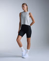 Form Soft Jersey Relaxed Tank - HARBOR MIST/WHITE