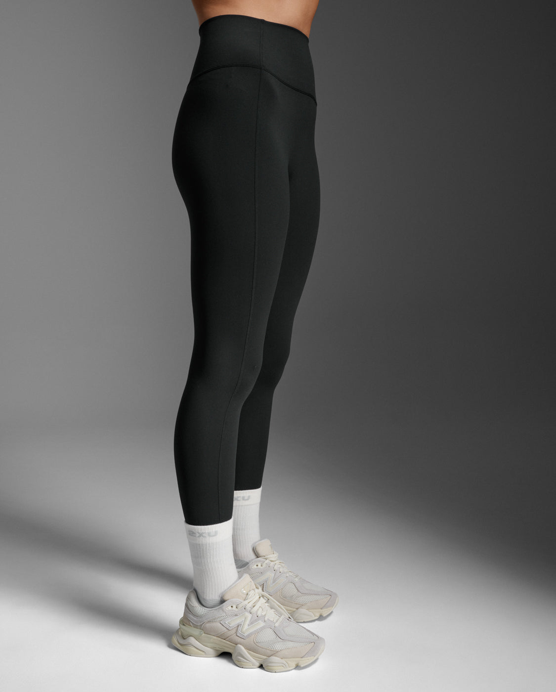 Fluid Hi-Rise Tights, Black/Black