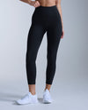 Fluid Hi-Rise 7/8 Tights - BLACK/BLACK
