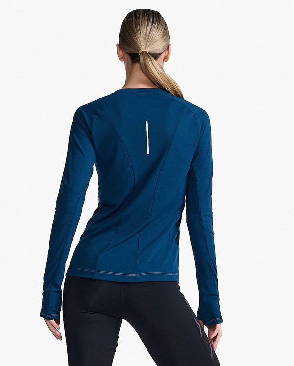 Ignition Base Layer Long Sleeve, Moonlight/White Reflective